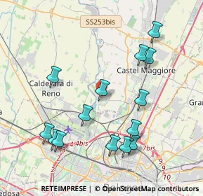 Mappa Via delle Fosse Ardeatine, 40013 Castel Maggiore BO, Italia (4.23643)