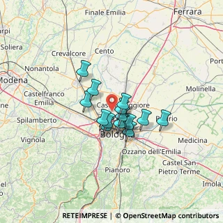 Mappa Via delle Fosse Ardeatine, 40013 Castel Maggiore BO, Italia (8.35667)