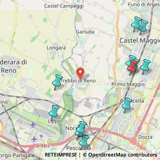 Mappa Via delle Fosse Ardeatine, 40013 Castel Maggiore BO, Italia (3.095)