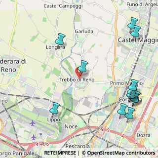 Mappa Via delle Fosse Ardeatine, 40013 Castel Maggiore BO, Italia (2.89615)