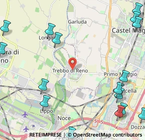 Mappa Via delle Fosse Ardeatine, 40013 Castel Maggiore BO, Italia (3.36563)