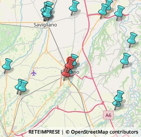 Mappa Via Fornace, 12045 Fossano CN, Italia (10.7495)