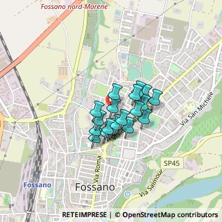 Mappa Via Fornace, 12045 Fossano CN, Italia (0.269)