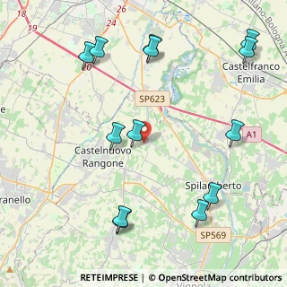Mappa Via Settecani Cavidole, 41057 Spilamberto MO, Italia (5.24154)