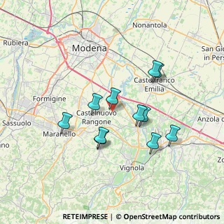 Mappa Via Settecani Cavidole, 41057 Spilamberto MO, Italia (6.28364)