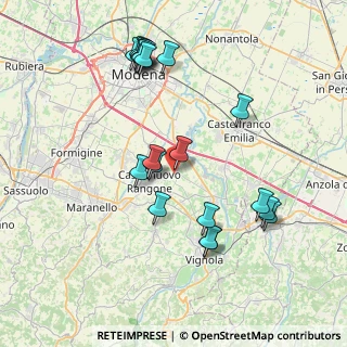 Mappa Via Settecani Cavidole, 41057 Spilamberto MO, Italia (8.2175)