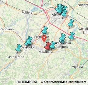 Mappa Strada delle Fornaci, 41043 Modena MO, Italia (8.227)