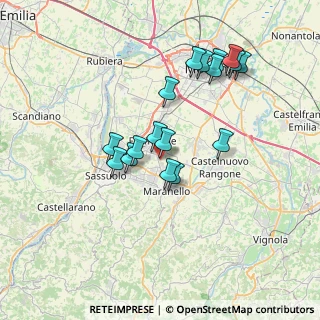 Mappa Strada delle Fornaci, 41043 Modena MO, Italia (6.63118)