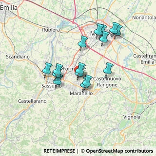 Mappa Strada delle Fornaci, 41043 Modena MO, Italia (6.30267)