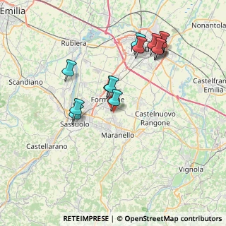 Mappa Strada delle Fornaci, 41043 Modena MO, Italia (7.57846)
