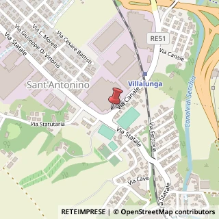 Mappa Via Canaletto, 45, 42013 Casalgrande, Reggio nell'Emilia (Emilia Romagna)