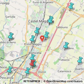 Mappa Via Magistrini, 40013 Castel Maggiore BO, Italia (2.76467)