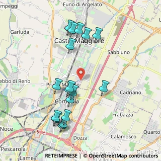 Mappa Via Magistrini, 40013 Castel Maggiore BO, Italia (2.10667)