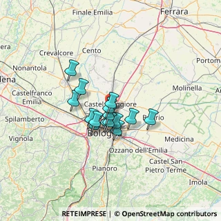 Mappa Via Magistrini, 40013 Castel Maggiore BO, Italia (8.70133)