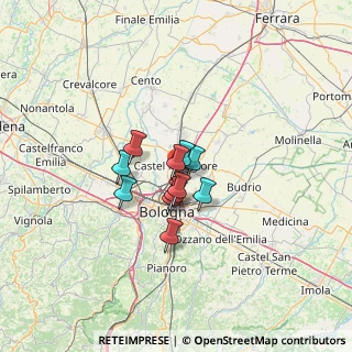 Mappa Via Magistrini, 40013 Castel Maggiore BO, Italia (7.59818)