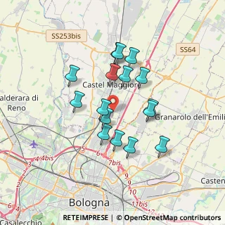 Mappa Via Magistrini, 40013 Castel Maggiore BO, Italia (2.96188)