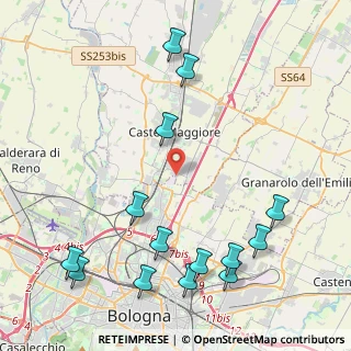Mappa Via Magistrini, 40013 Castel Maggiore BO, Italia (5.40643)