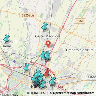 Mappa Via Magistrini, 40013 Castel Maggiore BO, Italia (5.9205)