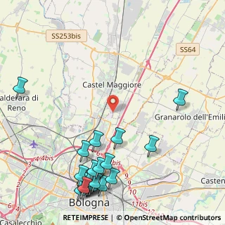 Mappa Via Magistrini, 40013 Castel Maggiore BO, Italia (5.902)