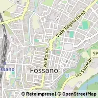 Kaart Fossano