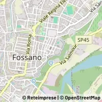 Kaart Fossano