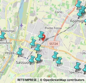 Mappa Viale Pordoi, 41049 Sassuolo MO, Italia (3.12158)