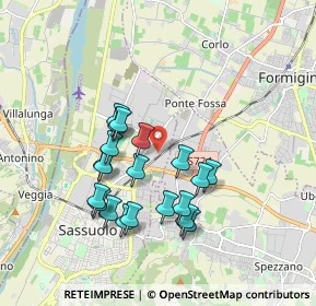 Mappa Viale Pordoi, 41049 Sassuolo MO, Italia (1.6585)