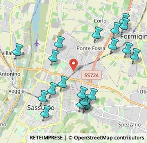 Mappa Viale Pordoi, 41049 Sassuolo MO, Italia (2.3415)