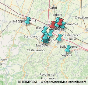 Mappa Viale Pordoi, 41049 Sassuolo MO, Italia (9.62125)