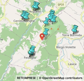 Mappa Via Brico del sole, 12050 Cravanzana CN, Italia (2.19)