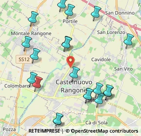 Mappa Via per Modena, 41051 Castelnuovo Rangone MO, Italia (2.4695)