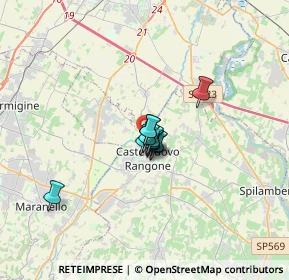 Mappa Via per Modena, 41051 Castelnuovo Rangone MO, Italia (1.59273)