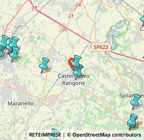 Mappa Via per Modena, 41051 Castelnuovo Rangone MO, Italia (7.30842)