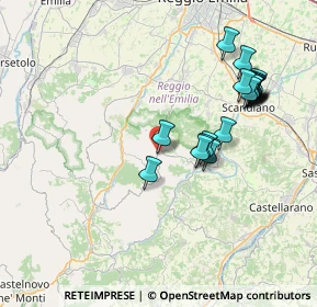 Mappa Via Salone, 42030 Viano RE, Italia (7.77263)