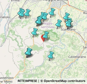 Mappa Via Salone, 42030 Viano RE, Italia (8.0195)