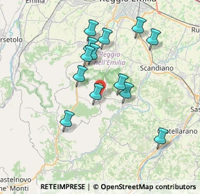 Mappa Via Salone, 42030 Viano RE, Italia (6.67154)