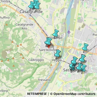 Mappa Via Fratelli Cervi, 42013 Casalgrande RE, Italia (2.6375)