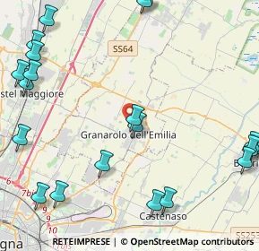 Mappa Via Dublino, 40057 Granarolo dell'Emilia BO, Italia (6.2235)