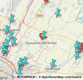 Mappa Via Dublino, 40057 Granarolo dell'Emilia BO, Italia (6.53)
