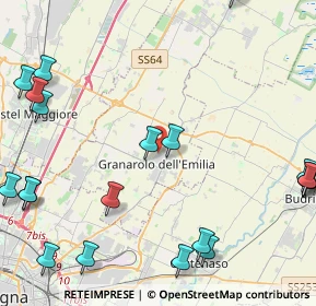 Mappa Via Dublino, 40057 Granarolo dell'Emilia BO, Italia (6.366)