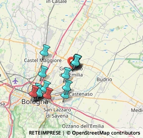 Mappa Via Dublino, 40057 Granarolo dell'Emilia BO, Italia (6.75895)