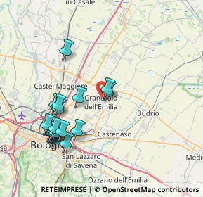 Mappa Via Dublino, 40057 Granarolo dell'Emilia BO, Italia (8.34778)