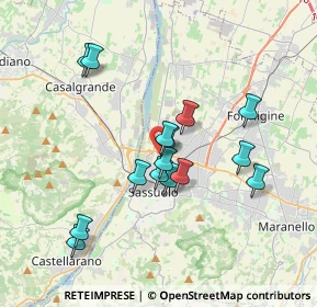 Mappa Via Praga, 41049 Sassuolo MO, Italia (3.27)
