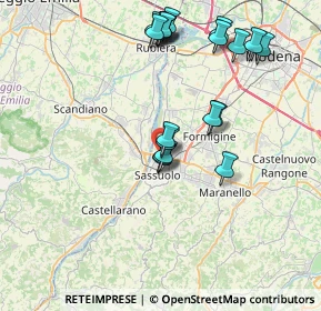 Mappa Via Praga, 41049 Sassuolo MO, Italia (7.844)