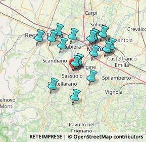 Mappa Via Praga, 41049 Sassuolo MO, Italia (11.9885)