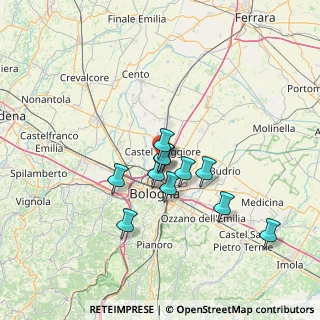 Mappa Via Bentini, 40013 Castel Maggiore BO, Italia (11.07455)