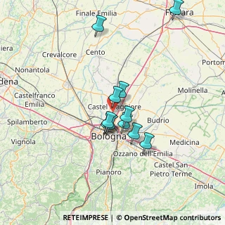 Mappa Via Bentini, 40013 Castel Maggiore BO, Italia (11.34727)