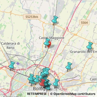 Mappa Via Bentini, 40013 Castel Maggiore BO, Italia (6.335)