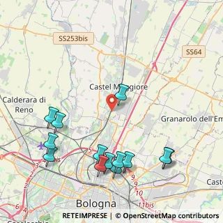 Mappa Via Bentini, 40013 Castel Maggiore BO, Italia (5.02923)