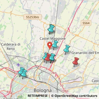 Mappa Via Bentini, 40013 Castel Maggiore BO, Italia (3.49273)